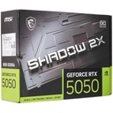 Tarjeta de Video MSI Geforce RTX 5050 8Gb GDDR6 128-Bit Shadow 2X